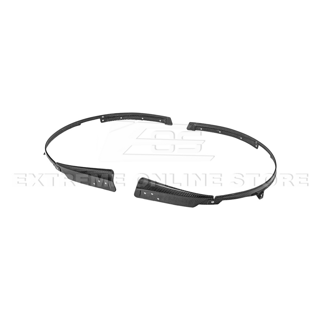 2024+ Ford Mustang DRY CARBON FIBER Fender Flares &amp; Mud Flap