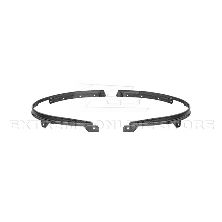 2024+ Ford Mustang DRY CARBON FIBER Fender Flares &amp; Mud Flap