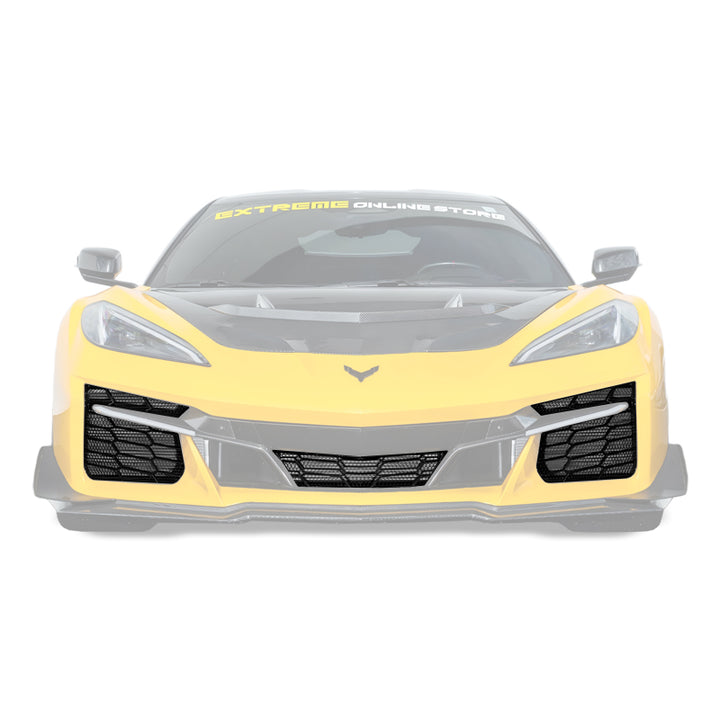 Corvette C8 E-Ray &amp; Z06 Factory Style Front Radiator Mesh Grille Guard