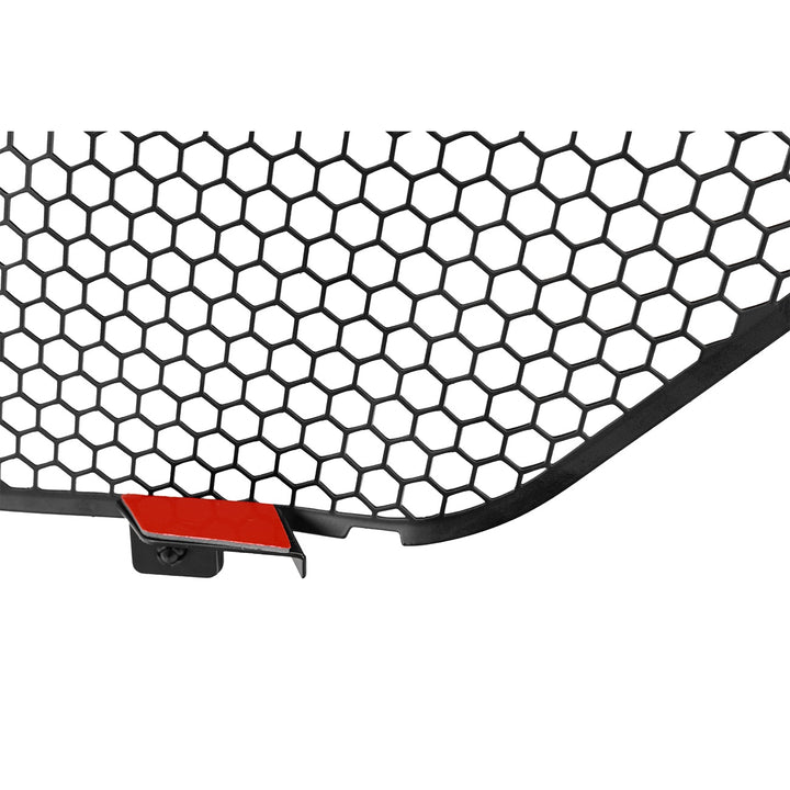 Corvette C8 Front Bumper Lower Air Inlet Mesh Grille Guards Painted Glossy Black GRILL-1410-ALU