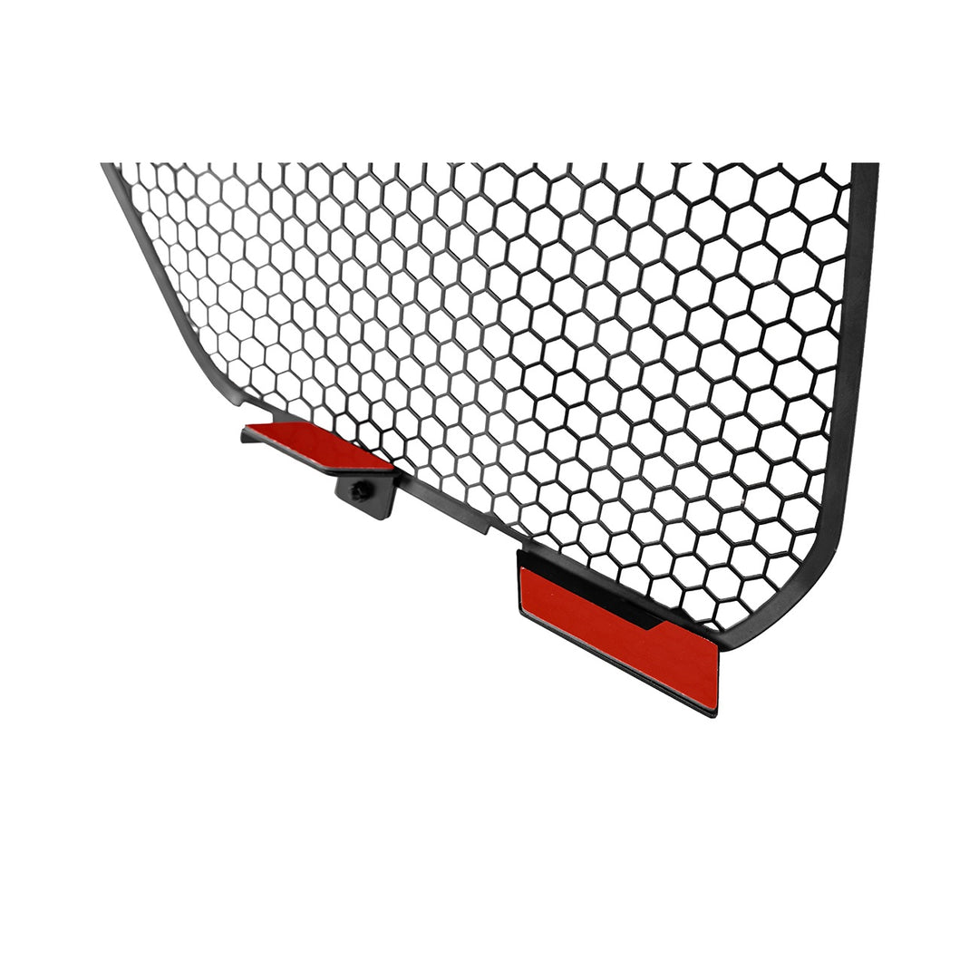 Corvette C8 Front Bumper Lower Air Inlet Mesh Grille Guards Painted Glossy Black GRILL-1410-ALU
