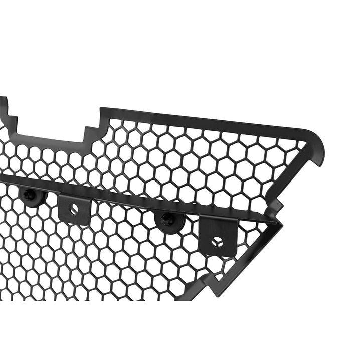Corvette C8 Front Bumper Lower Air Inlet Mesh Grille Guards Painted Glossy Black GRILL-1410-ALU