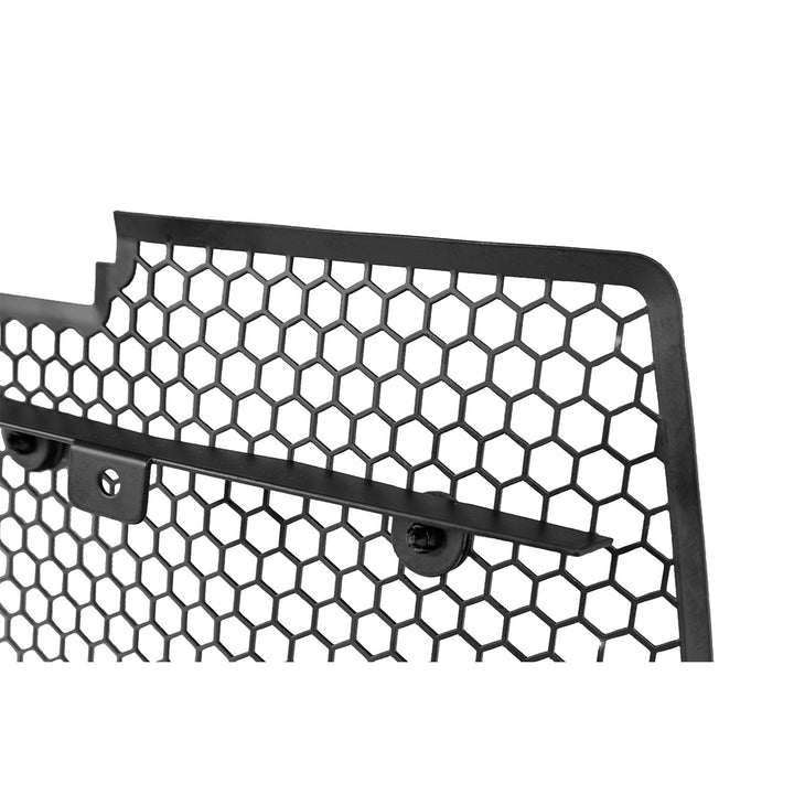 Corvette C8 Front Bumper Lower Air Inlet Mesh Grille Guards Painted Glossy Black GRILL-1410-ALU