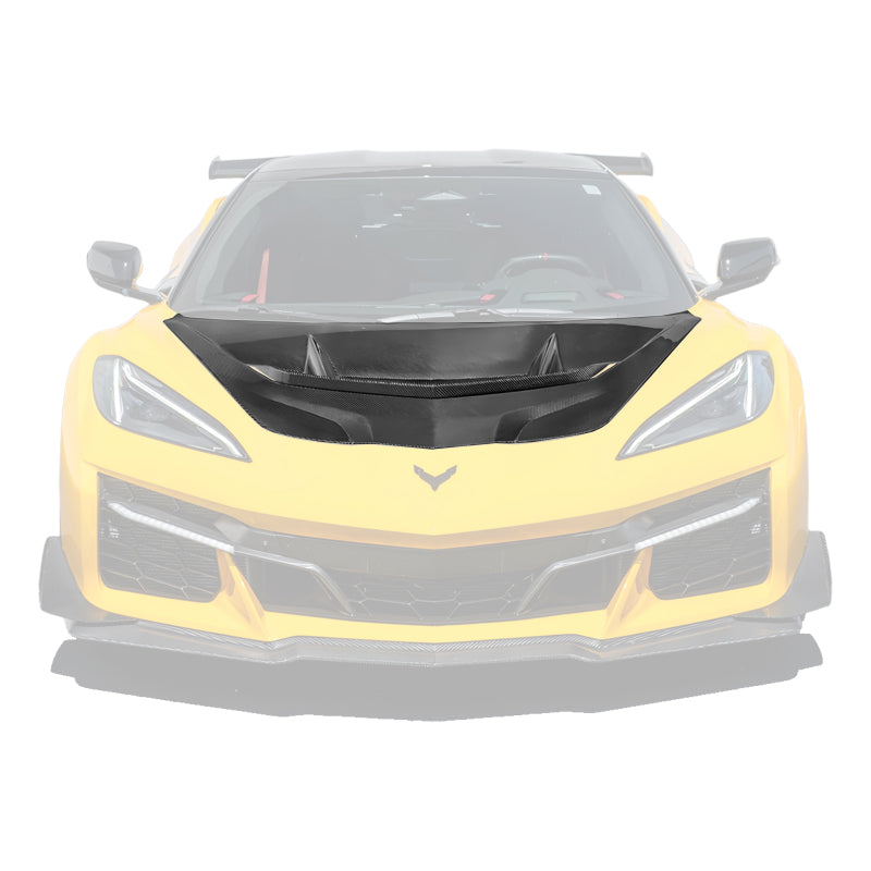 Corvette C8 ZR1 Front Bumper Vented Extractor Hood