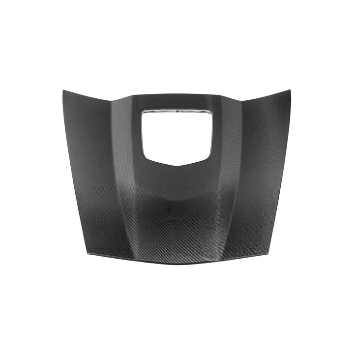 Corvette C6 Carbon Fiber ZR1 Style Replacement Hood Panel Cover Carbon Fiber HOOD-1209-BKCF