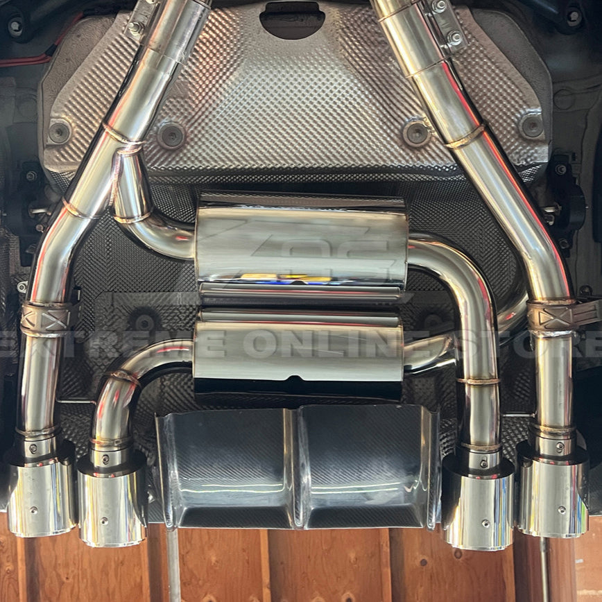 2015-20 BMW F80 M3 F82 M4 | 2.5" Piping w/ 3.5 " Quad Tips Axle Back Exhaust