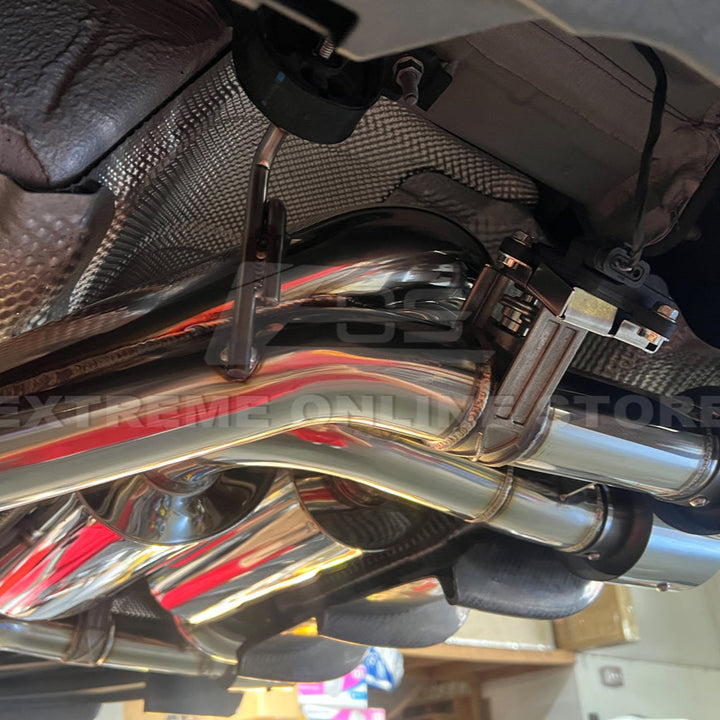 2015-20 BMW F80 M3 F82 M4 | 2.5" Piping w/ 3.5 " Quad Tips Axle Back Exhaust