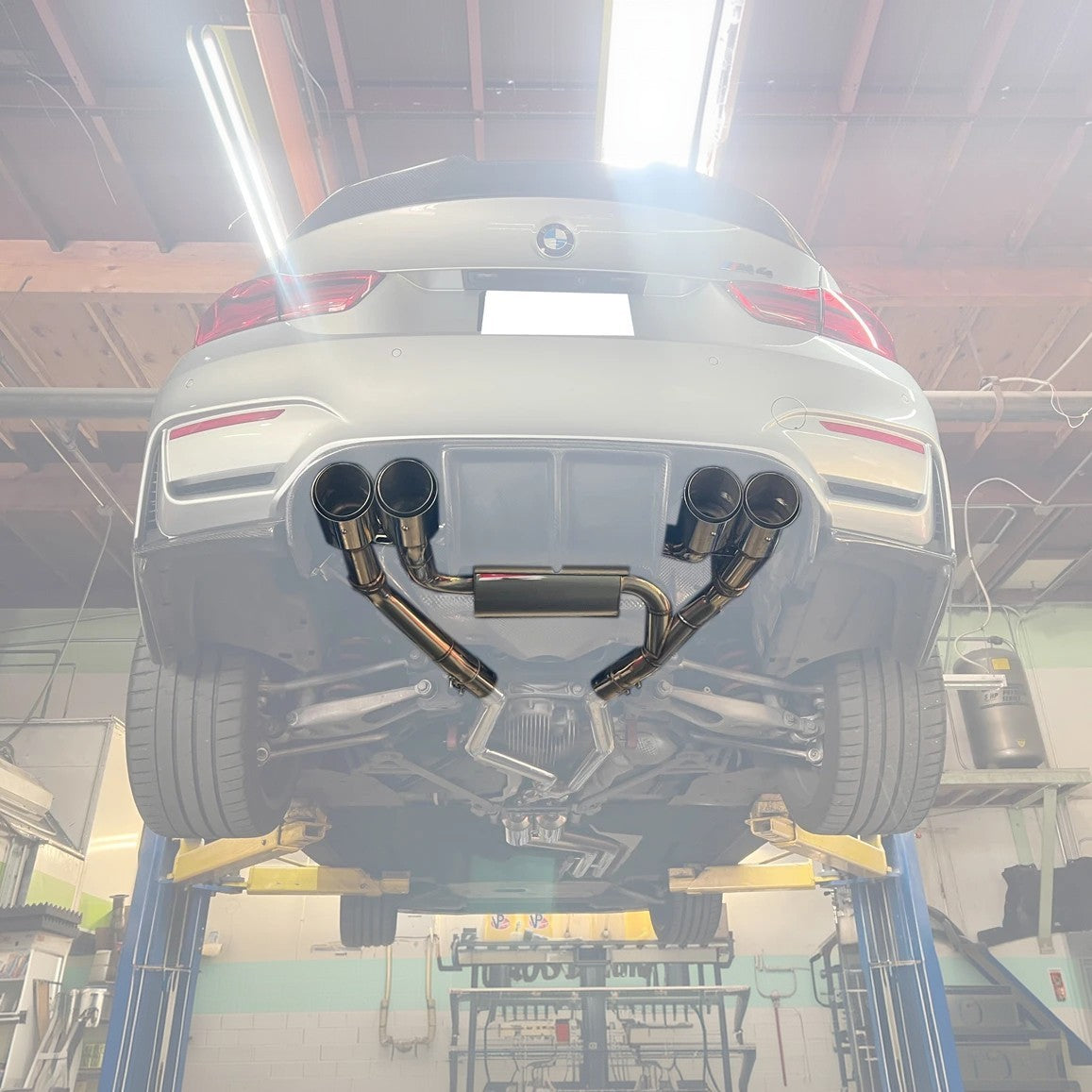 2015-20 BMW F80 M3 F82 M4 | 2.5" Piping w/ 3.5 " Quad Tips Axle Back Exhaust