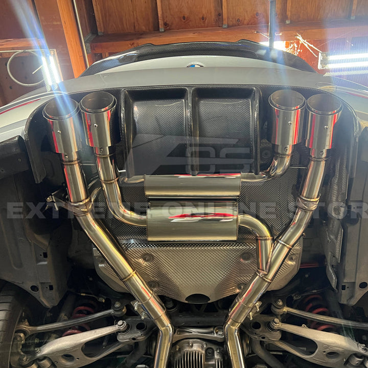 2015-20 BMW F80 M3 F82 M4 | 2.5" Piping w/ 3.5 " Quad Tips Axle Back Exhaust