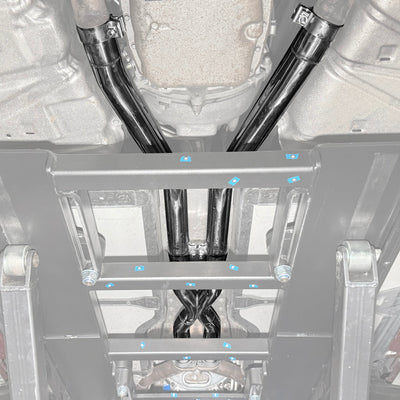 2006-08 Corvette C6 6.0L 6.2L Automatic 6 Speed Stainless Steel 2.5 In X Pipe