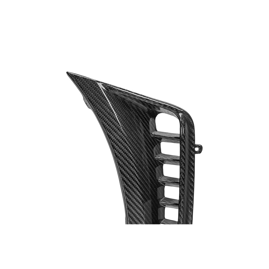 2025-Up Toyota GR Corolla Carbon Fiber Factory Style Front Bumper Side Vent Garnishes