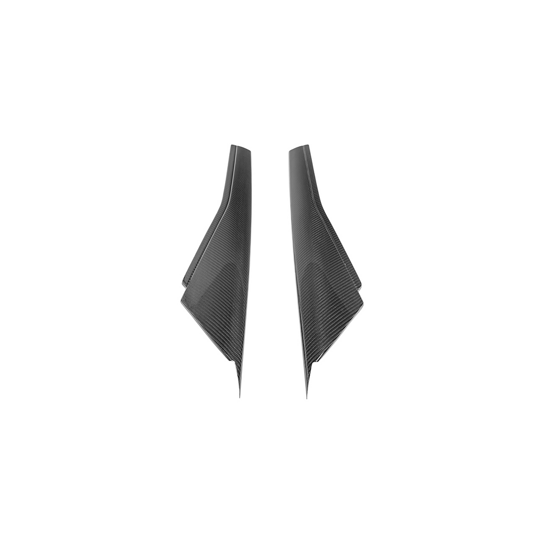 Corvette C7 Carbon Fiber A-Pillar Panel Side Molding Trim Cover Set