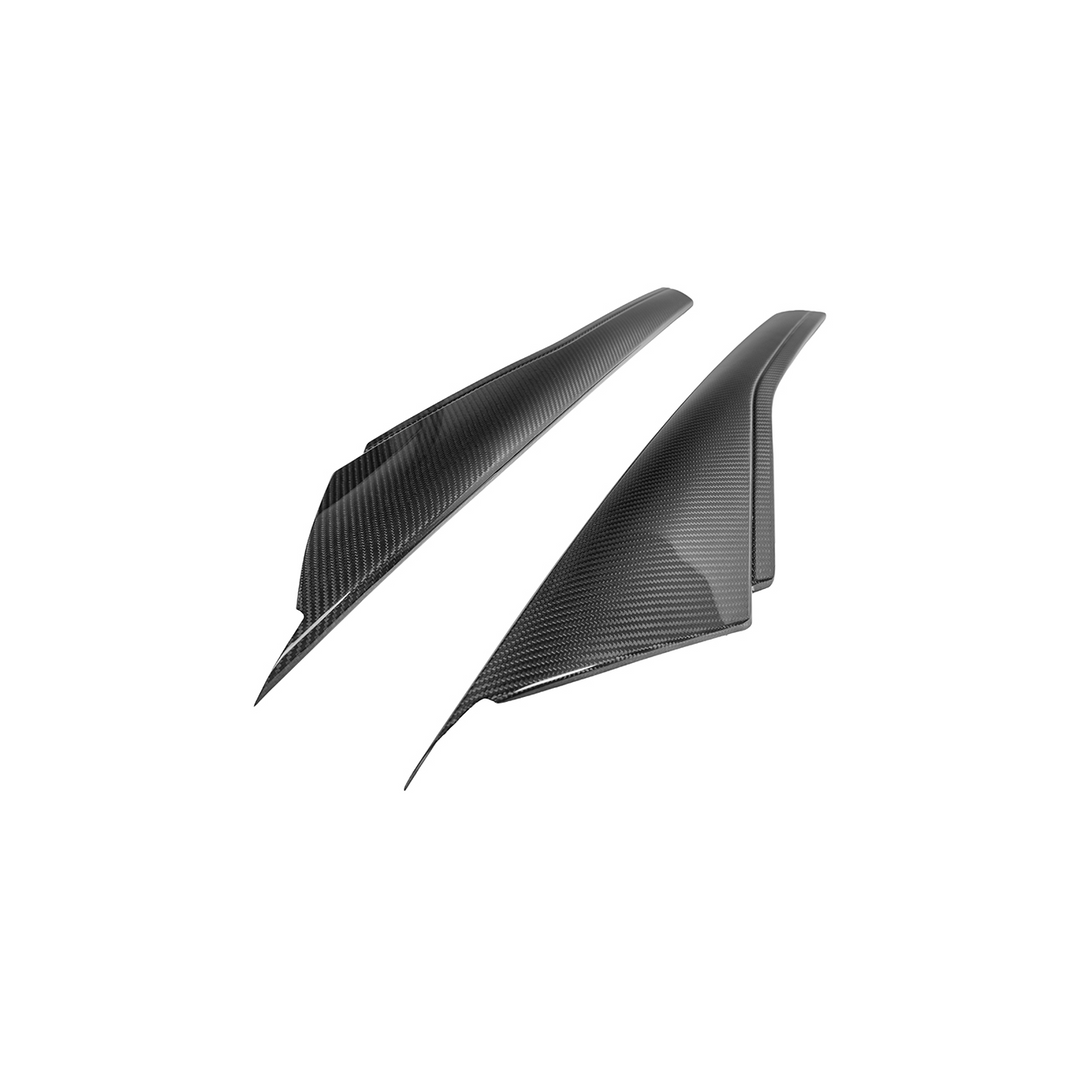 Corvette C7 Carbon Fiber A-Pillar Panel Side Molding Trim Cover Set