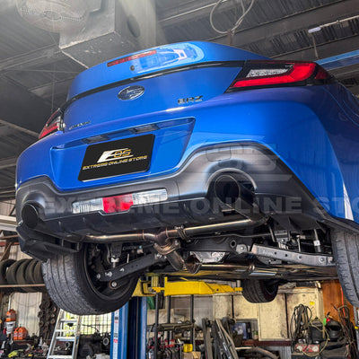 2022-Present Toyota GR86 Subaru BRZ BOSO Style Muffler Delete Cat Back Exhaust