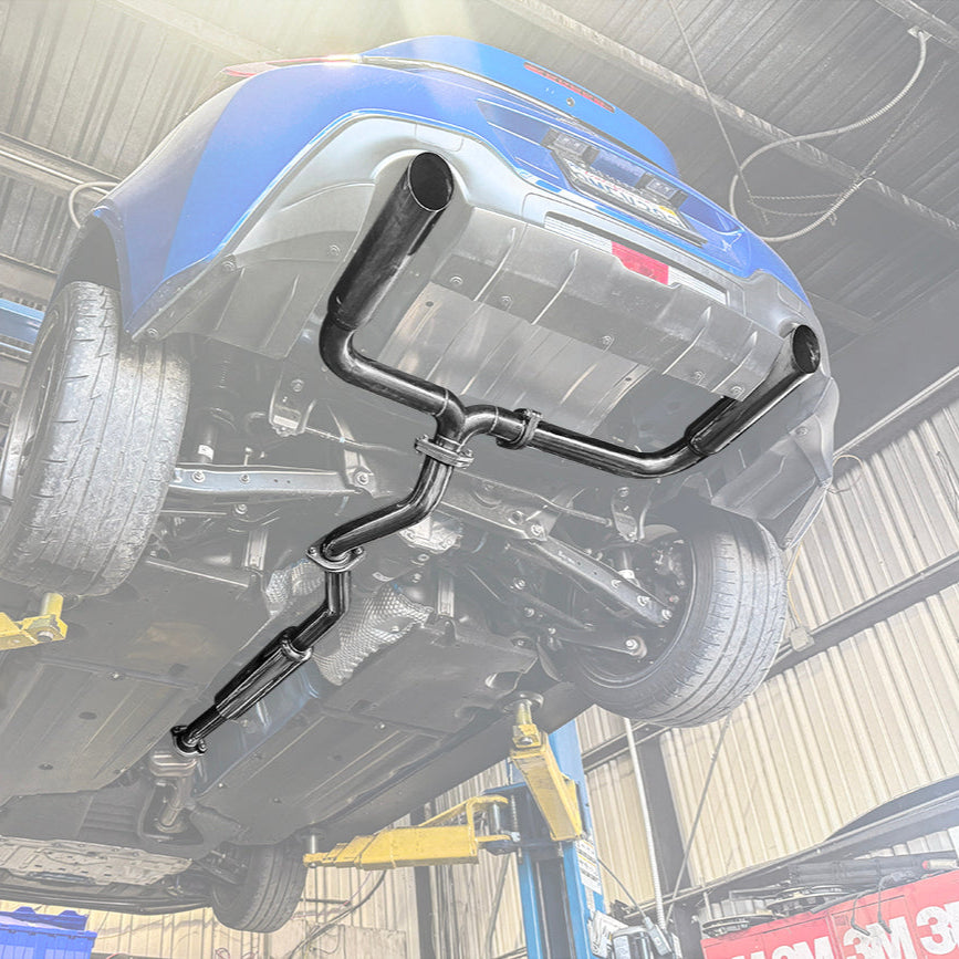 2022-Present Toyota GR86 Subaru BRZ BOSO Style Muffler Delete Cat Back Exhaust