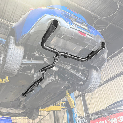 2022-Present Toyota GR86 Subaru BRZ BOSO Style Muffler Delete Cat Back Exhaust