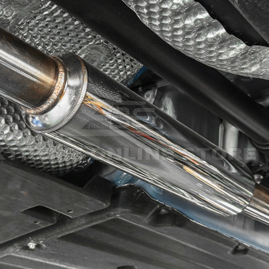 2022-Present Toyota GR86 Subaru BRZ BOSO Style Muffler Delete Cat Back Exhaust