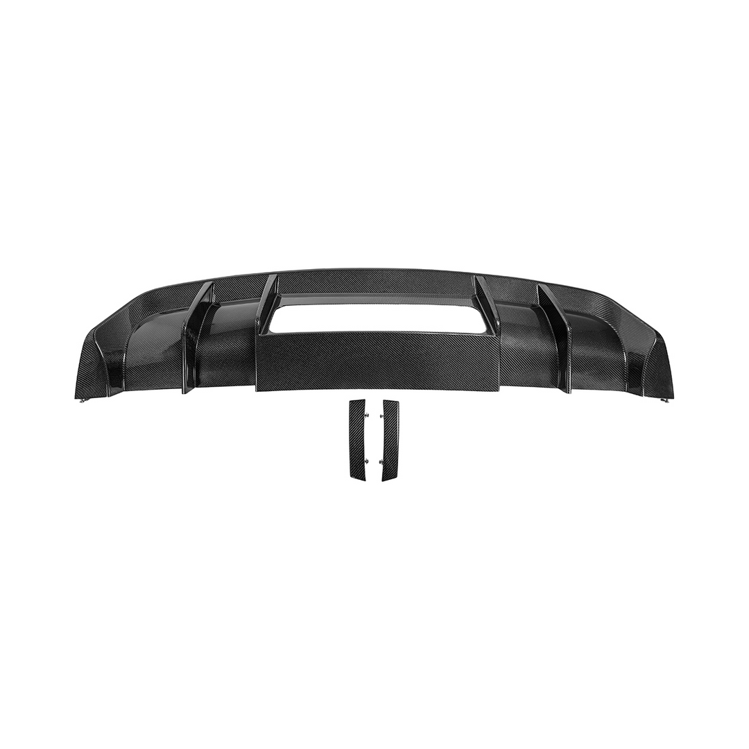 1997-04 Corvette C5 | EOS Performance Carbon Fiber Rear Bumper Finned Diffuser