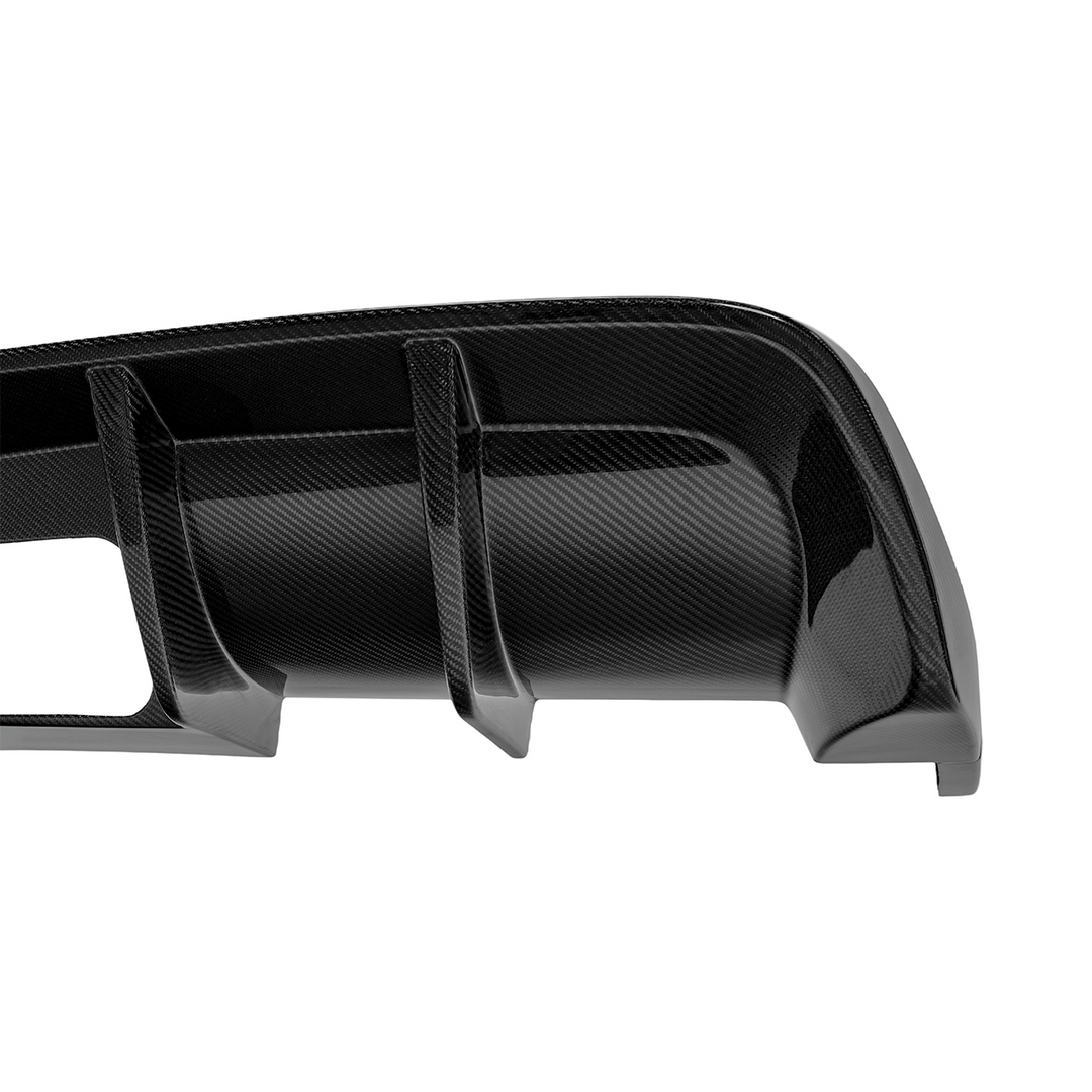 1997-04 Corvette C5 | EOS Performance Carbon Fiber Rear Bumper Finned Diffuser