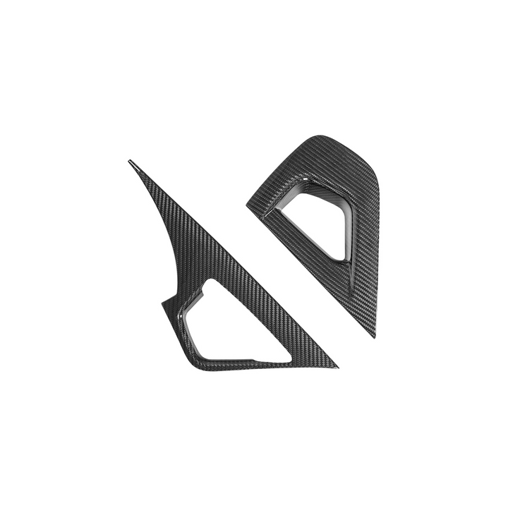 Corvette C7 Dry Carbon Fiber Center Console Grab Handle Cover