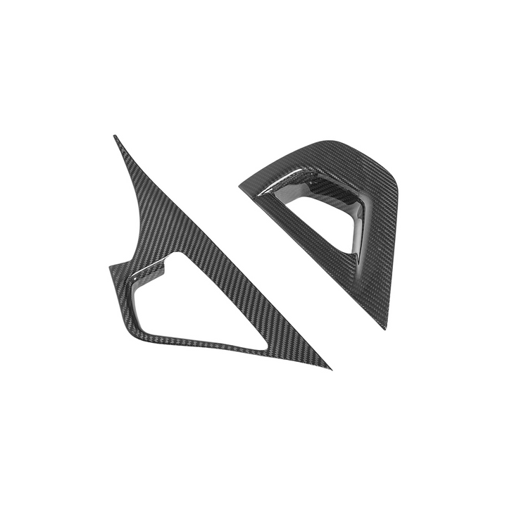 Corvette C7 Dry Carbon Fiber Center Console Grab Handle Cover