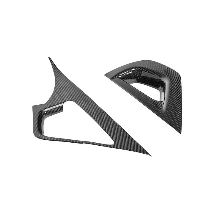 Corvette C7 Dry Carbon Fiber Center Console Grab Handle Cover