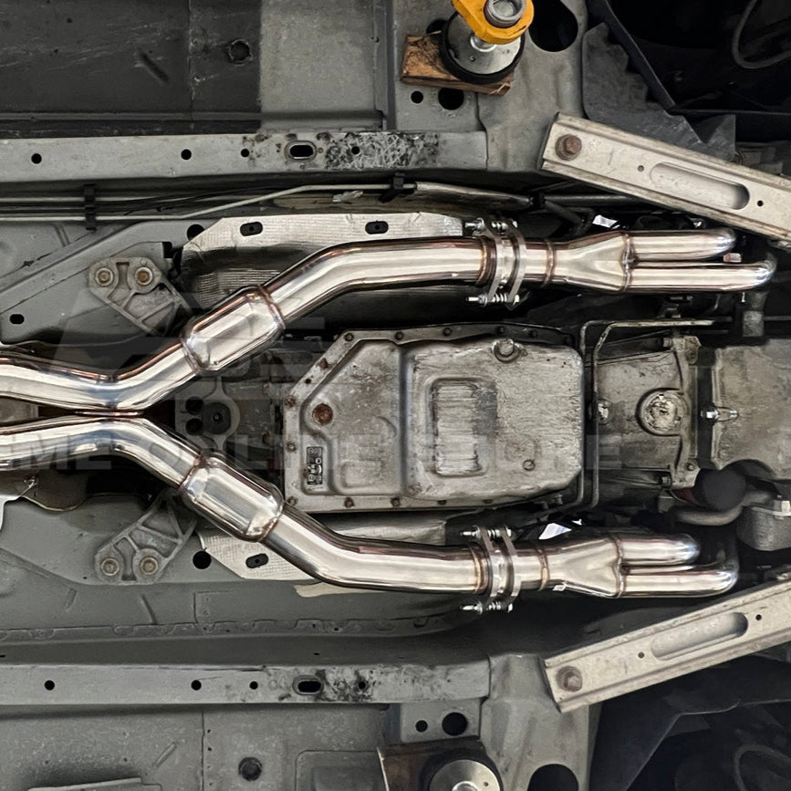 2009-2014 Cadillac CTS-V Long Tube Headers &amp; Resonated Mid Pipe
