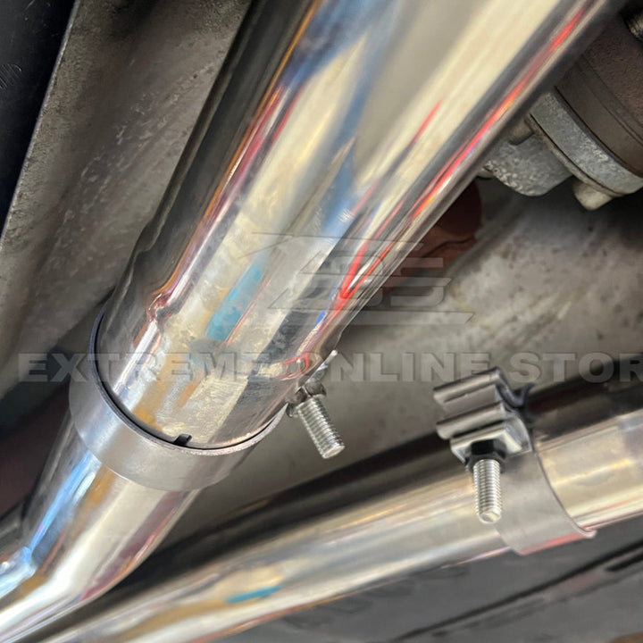 2009-2014 Cadillac CTS-V Long Tube Headers &amp; Resonated Mid Pipe