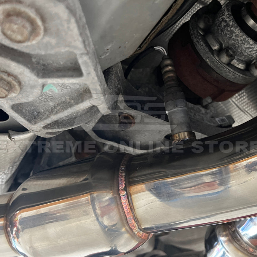 2009-2014 Cadillac CTS-V Long Tube Headers &amp; Resonated Mid Pipe