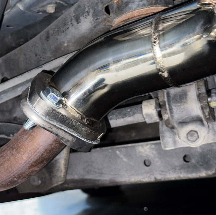 2015-21 Subaru WRX | Boso Style Muffler Delete Quad Tips Axle Back Exhaust
