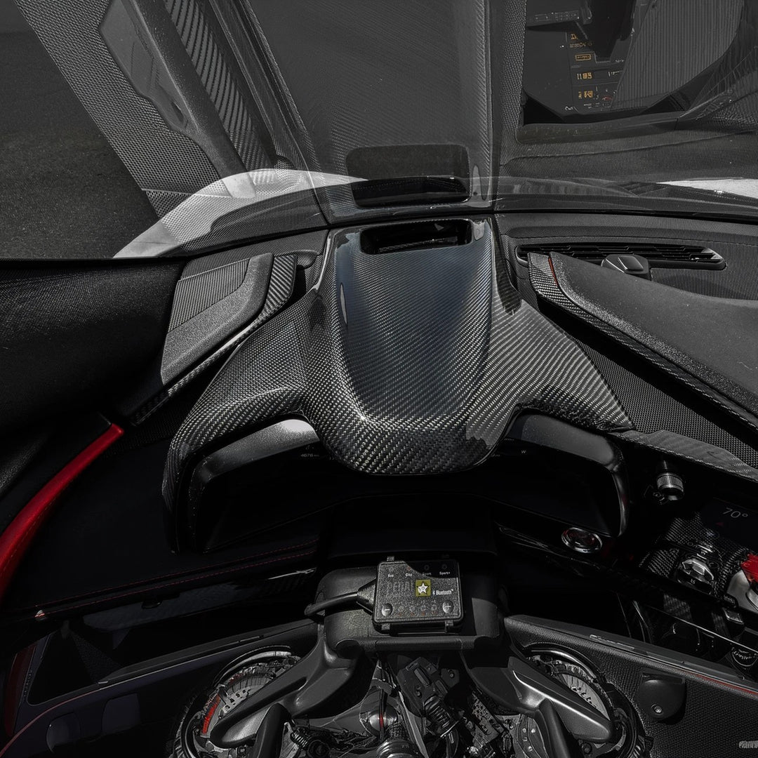 2020-25 Corvette C8 | DRY CARBON FIBER Replacement Upper Dash Instrument Panel