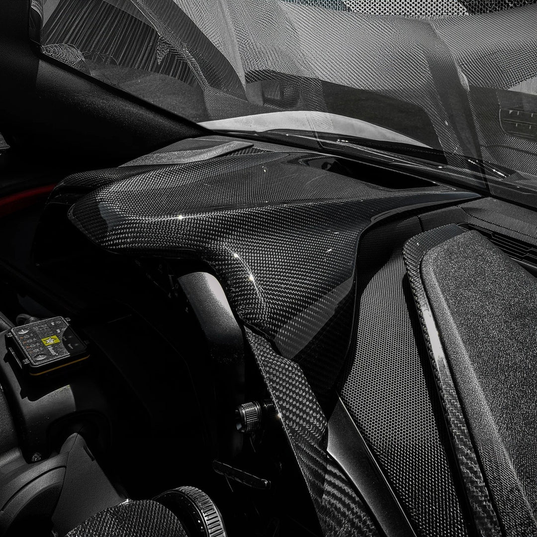2020-25 Corvette C8 | DRY CARBON FIBER Replacement Upper Dash Instrument Panel