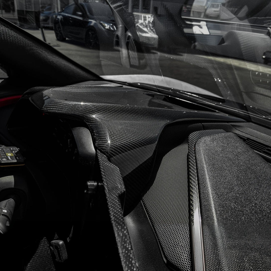 2020-25 Corvette C8 | DRY CARBON FIBER Replacement Upper Dash Instrument Panel