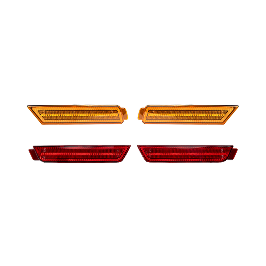 2010-2015 Chevrolet Camaro Front &amp; Rear LED Side Marker Light Set