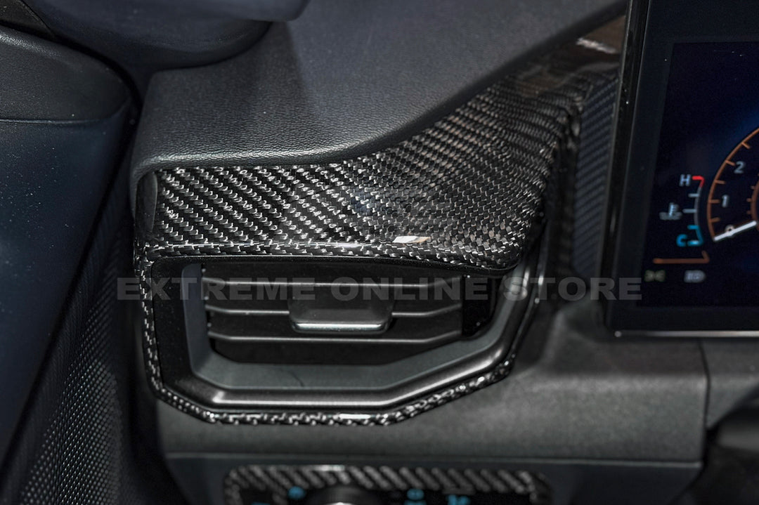2024-Up Mustang DRY CARBON FIBER AC Outlet Trim Cover
