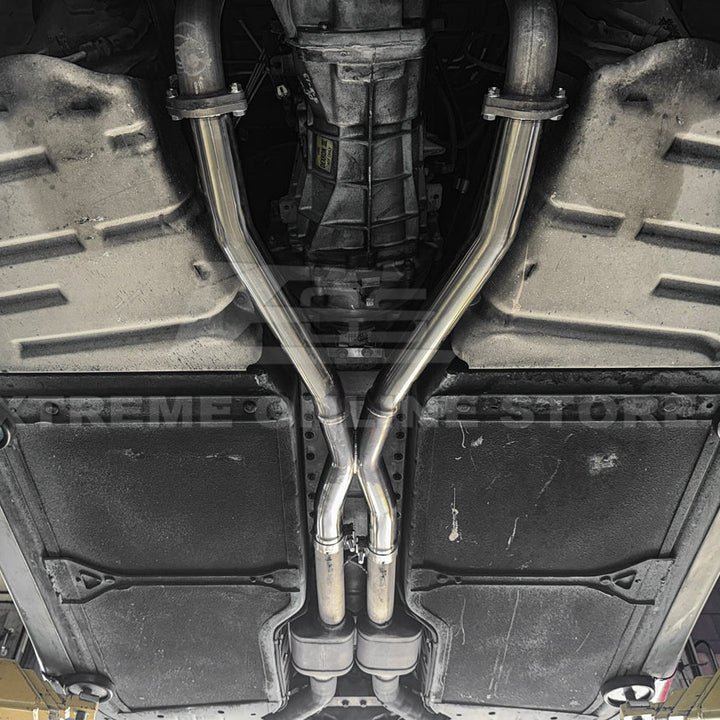 1997-04 Chevrolet Corvette C5 | T-304 Stainless Steel 2.5" X Mid Pipe Exhaust