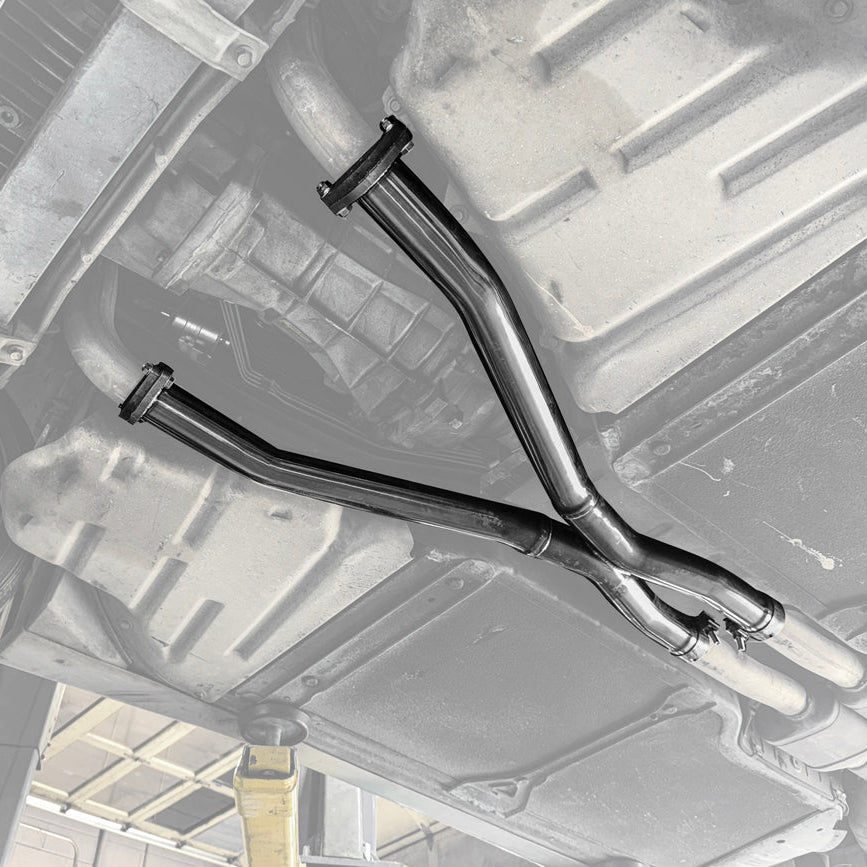 1997-04 Chevrolet Corvette C5 | T-304 Stainless Steel 2.5" X Mid Pipe Exhaust