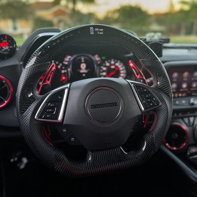 6th Gen Camaro Carbon Fiber Steering Wheel