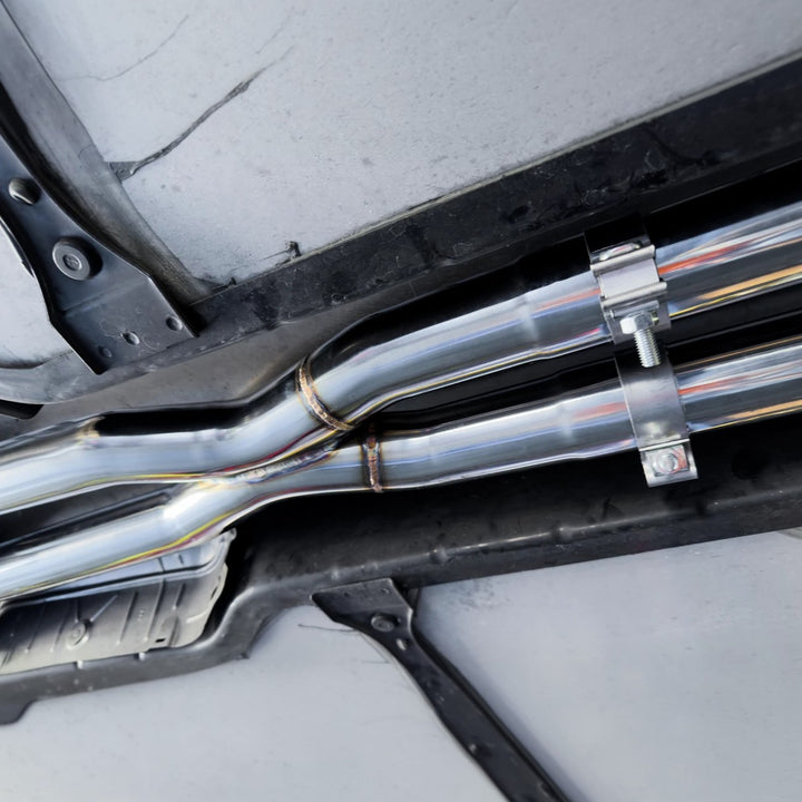 2005-08 Chevrolet Corvette C6 6.0L 6.2L T-304 Stainless Steel 2.5 In X Pipe