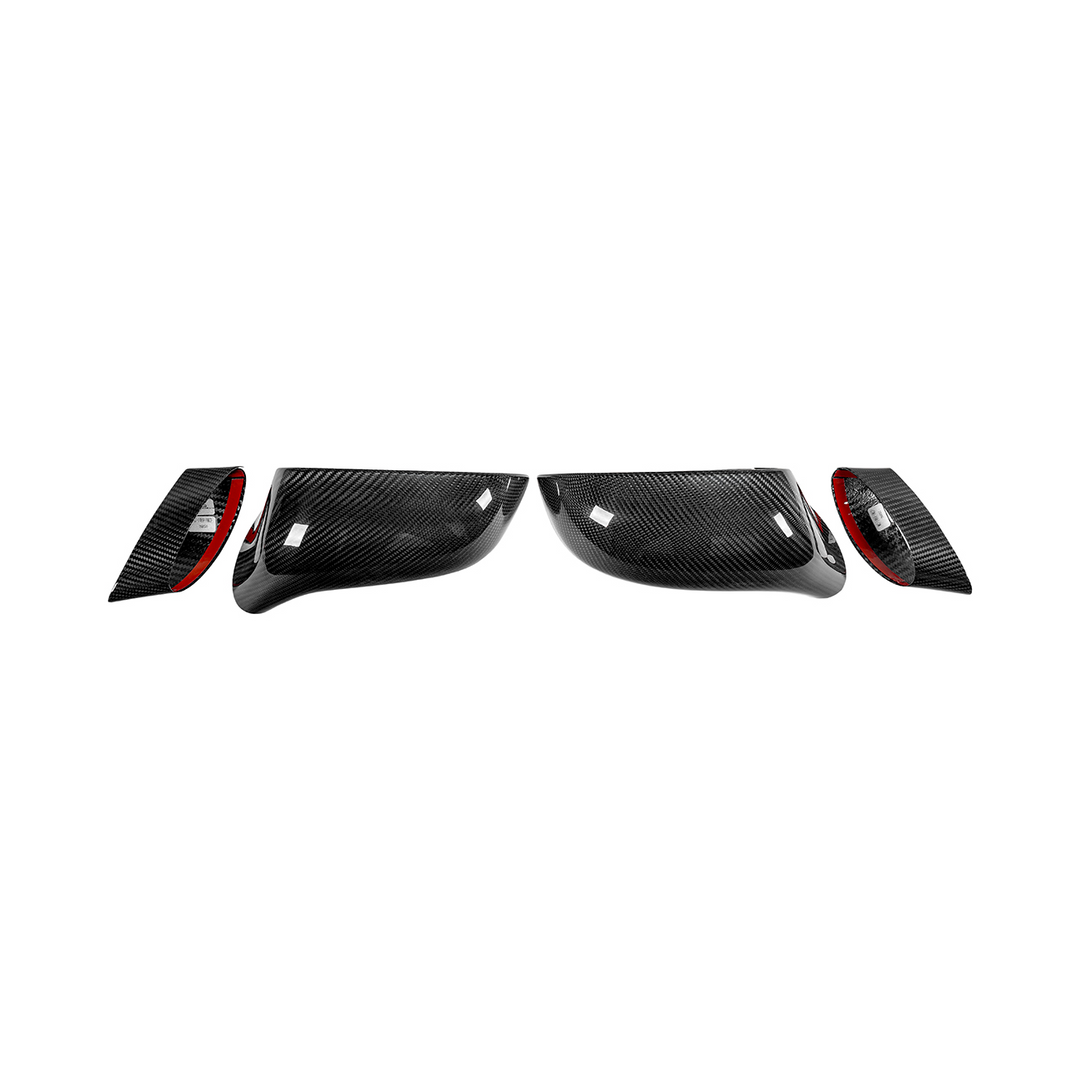 2005-2013 Corvette C6 | Dry Carbon Fiber Side Mirror Covers (4 Pieces)