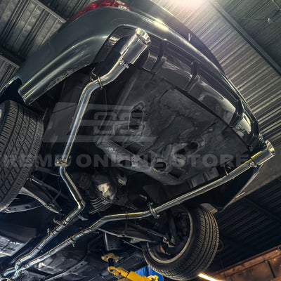 2005-06 Pontiac GTO | T-304 Straight-Through Mid Pipe X Cross Exhaust System