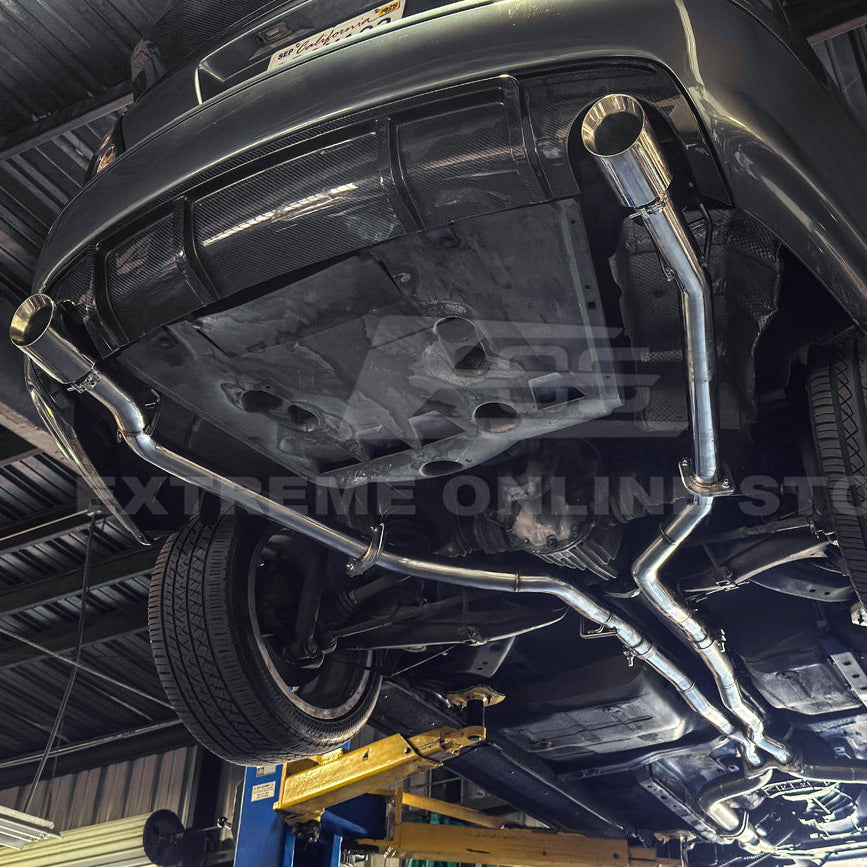 2005-06 Pontiac GTO | T-304 Straight-Through Mid Pipe X Cross Exhaust System