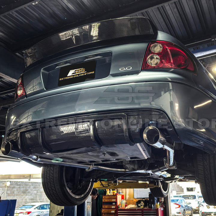 2005-06 Pontiac GTO | T-304 Straight-Through Cat-Back Exhaust w/ 4" Tips