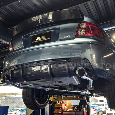 2005-06 Pontiac GTO | T-304 Straight-Through Cat-Back Exhaust w/ 4" Tips