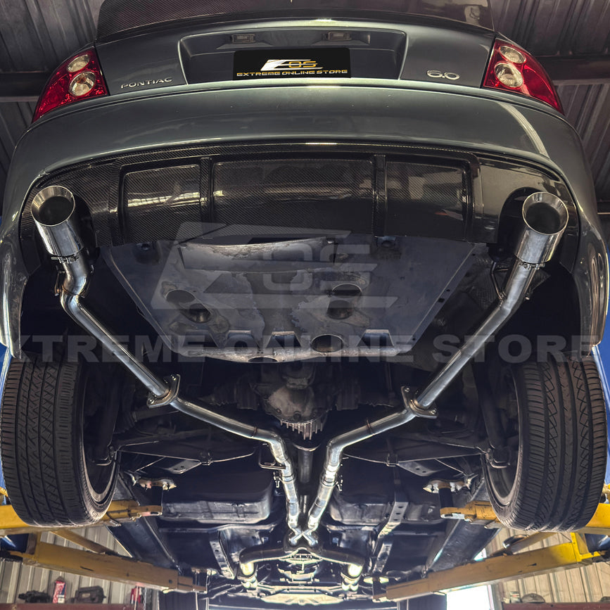 2005-06 Pontiac GTO | T-304 Straight-Through Cat-Back Exhaust w/ 4" Tips