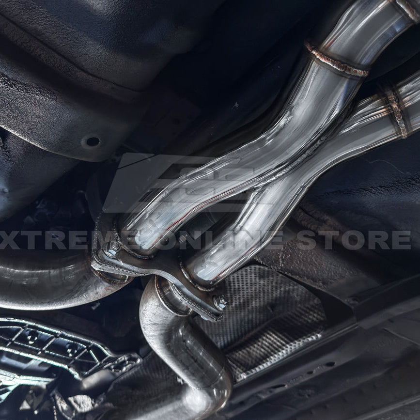 2005-06 Pontiac GTO | T-304 Straight-Through Cat-Back Exhaust w/ 4" Tips