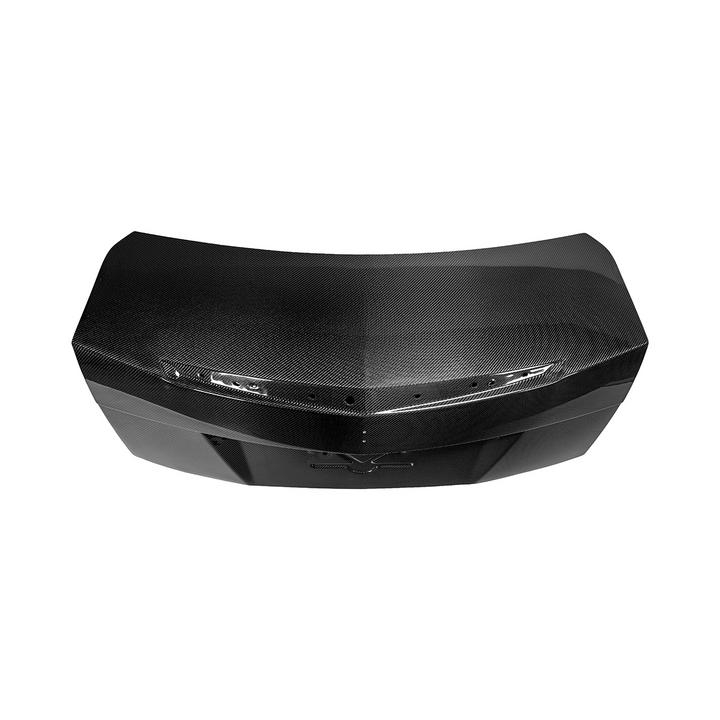 2009-14 Cadillac CTS Sedan Factory Style Carbon Fiber Rear Trunk Decklid Cover