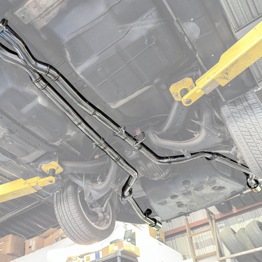2005-06 Pontiac GTO | T-304 Straight-Through Cat-Back Exhaust w/ 4" Tips