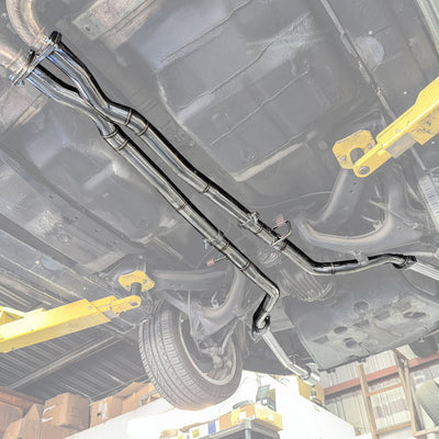 2005-06 Pontiac GTO | T-304 Straight-Through Mid Pipe X Cross Exhaust System