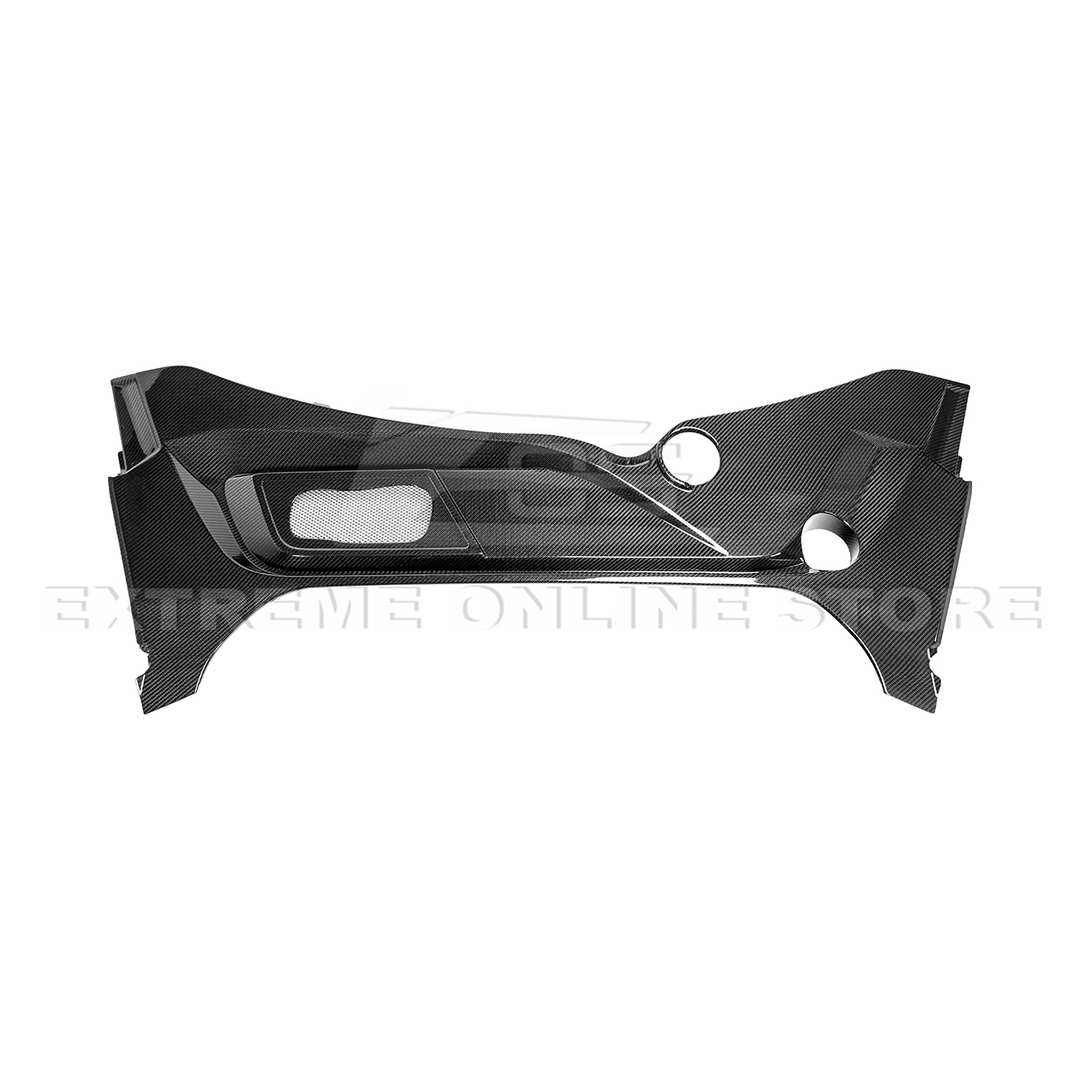 Corvette C8 DRY CARBON FIBER Front Trunk Trim Cover Kit